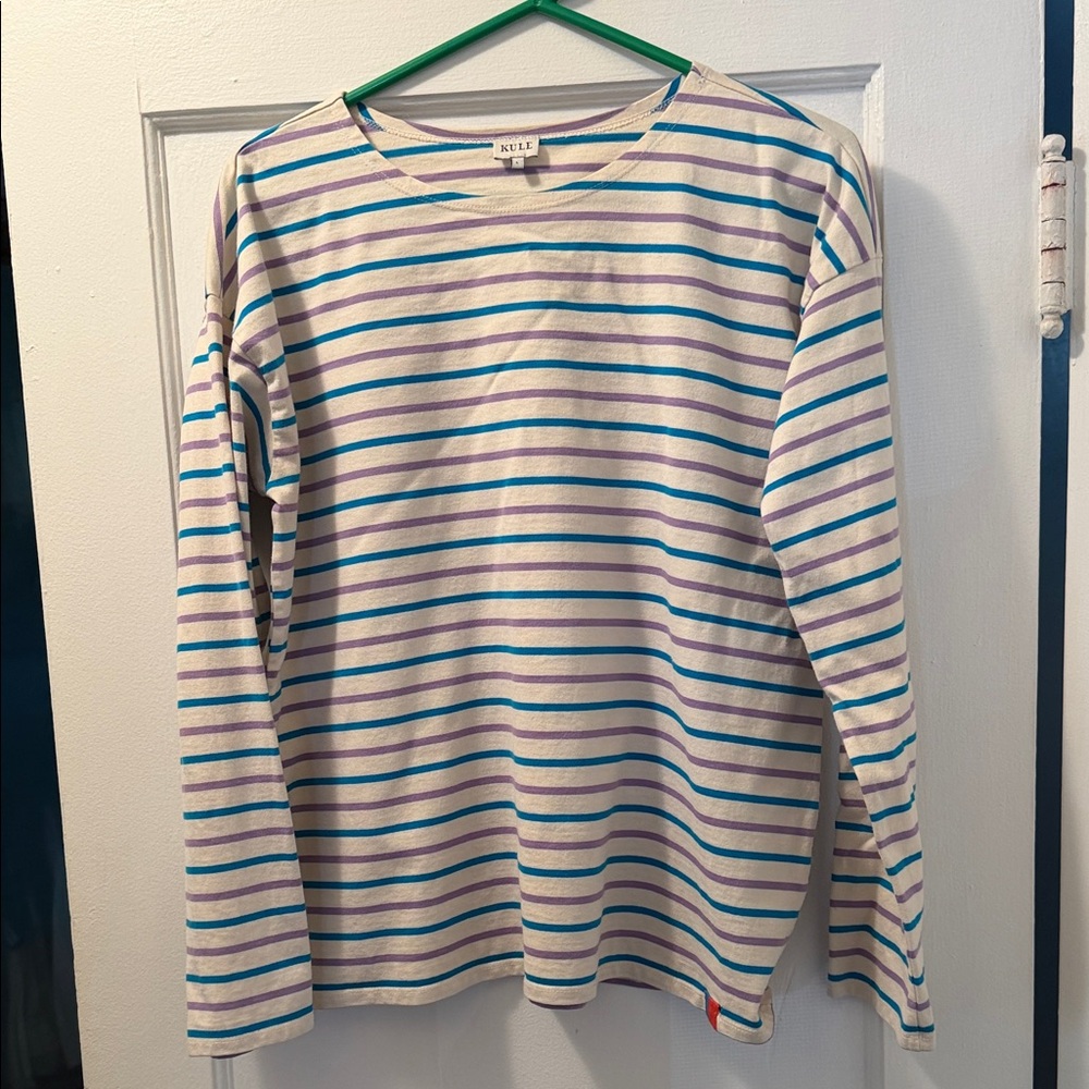 KULE Multicolor Striped Long Sleeve Top